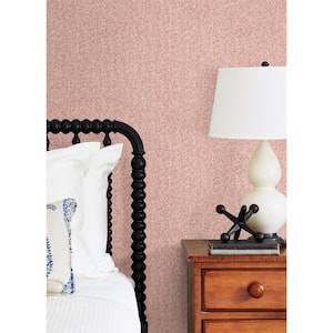 Ashbee Burgundy Tweed Wallpaper Sample