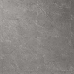Monolith Slate Gray 11.81 in. x 23.62 in. Matte Porcelain Floor and Wall Tile (13.55 sq. ft./Case)