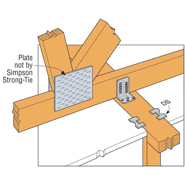 Simpson Strong-Tie DTC 18-Gauge Roof Truss Clip DTC - The Home Depot