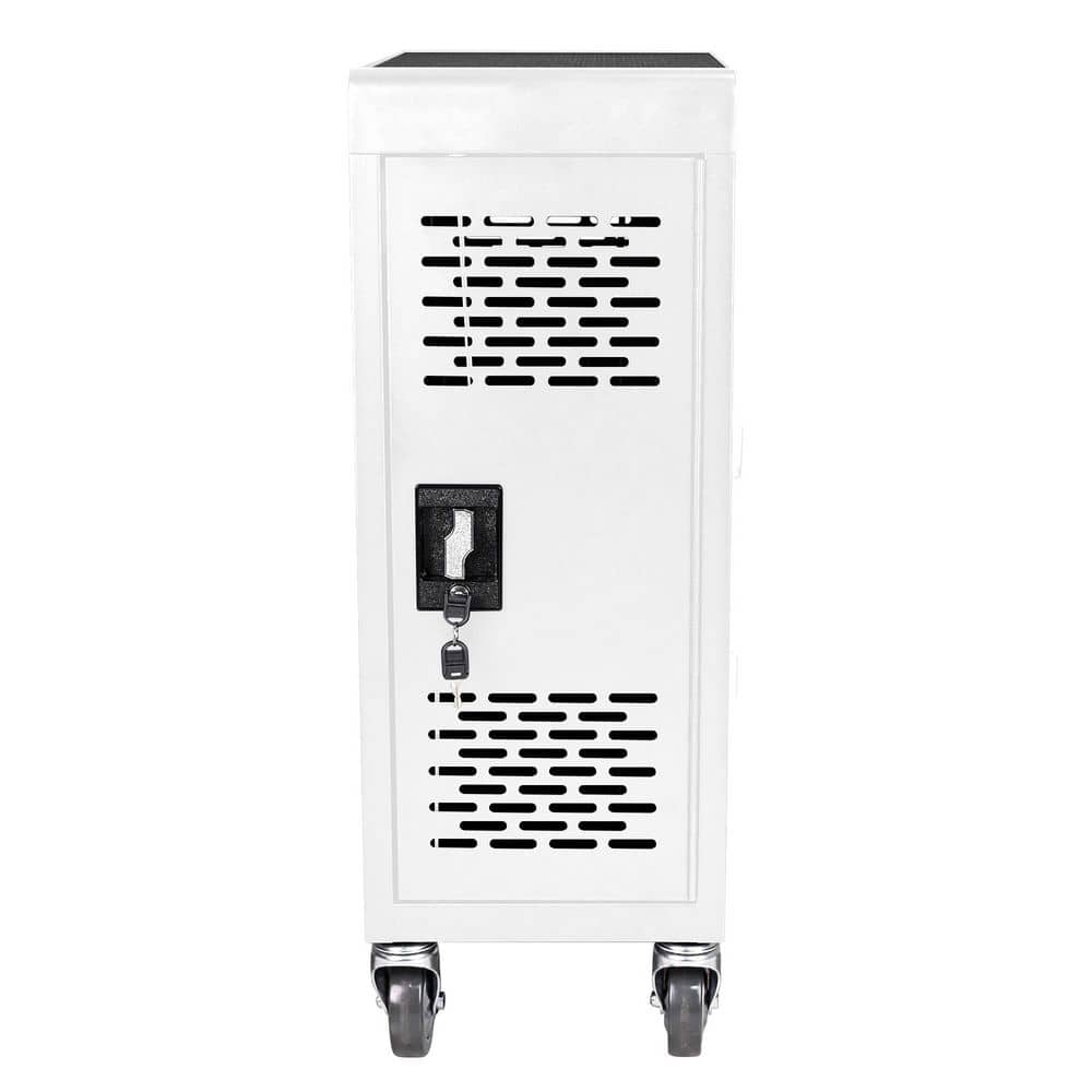 12 in. 16-Compartment Removable Locking Charging Cabinet for Laptop, Chromebook-White price history on PriceWatchPro