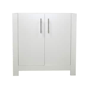 Austin 36 in. W x 20 in. D x 35 in. H Bath Vanity Cabinet without Top in Glossy White