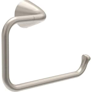 Arvo Wall Mount Square Open Towel Ring Bath Hardware Accessory in Brushed Nickel