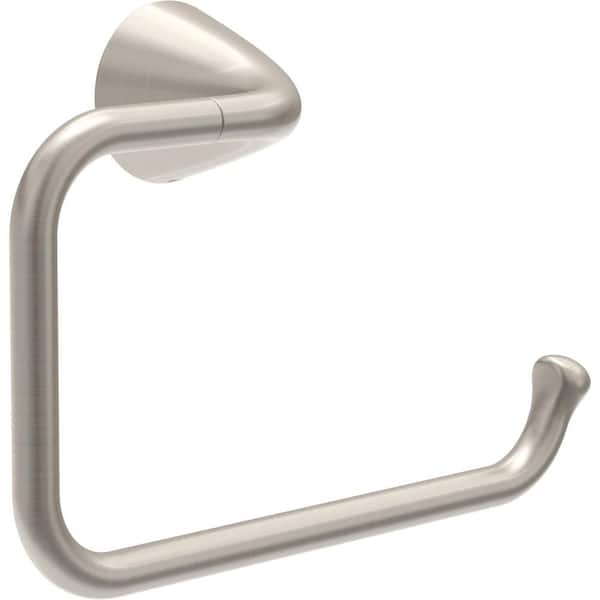 Delta Arvo Wall Mount Square Open Towel Ring Bath Hardware Accessory in Brushed Nickel
