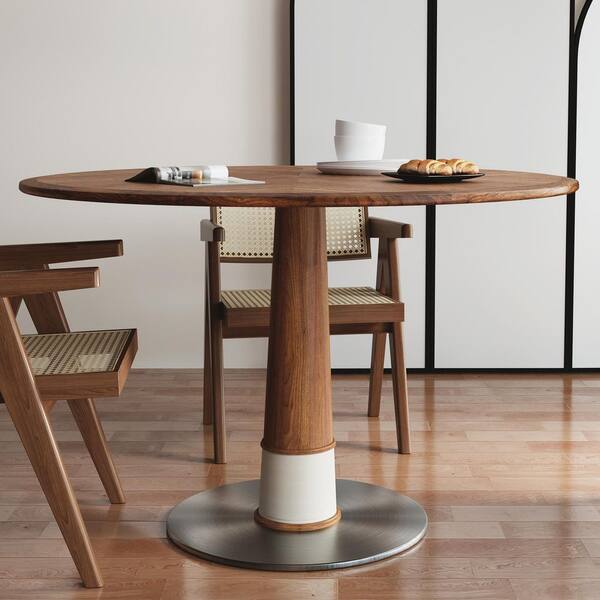 ⭐Jing⭐　INOUT NEW Standard Table Magic Home 59.05 in. Round Sintered Stone Tabletop Kitchen