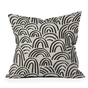 Alisa Galitsyna Charcoal Arches 1 Outdoor Throw Pillow