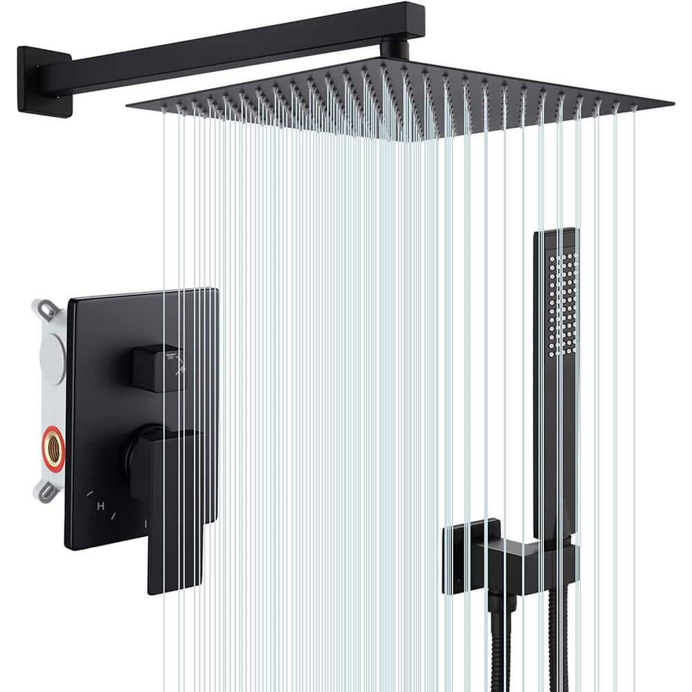 Roxy 13.5 in. W 3 Jet Shower Tower in Matte Black 16GS-36164 price history on PriceWatchPro