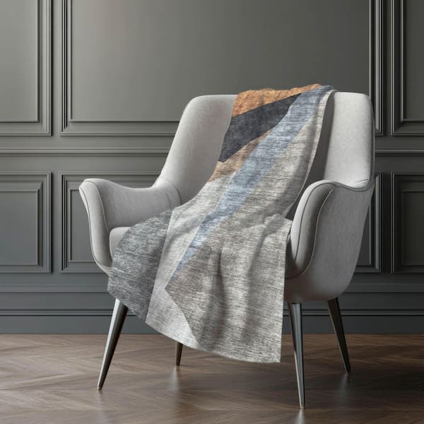Premium Machine Washable ASB715 Taupe 50 in. x 70 in. Sherpa Throw Blanket