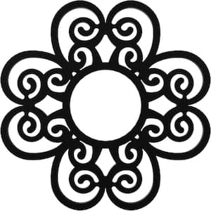 38 in. O.D. x 13 in. I.D. x 1 in. P Cohen Architectural Grade PVC Pierced Ceiling Medallion