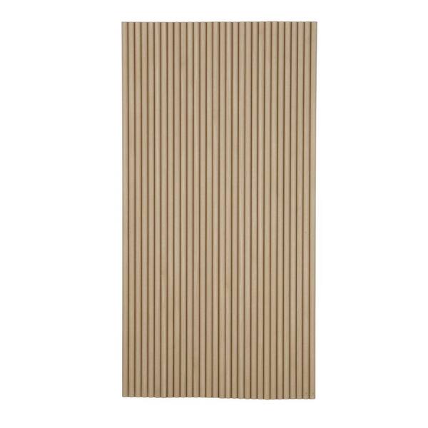 Ejoy 106 in. x 24 in. x 0.43 in. Wood Half Circle Flexible