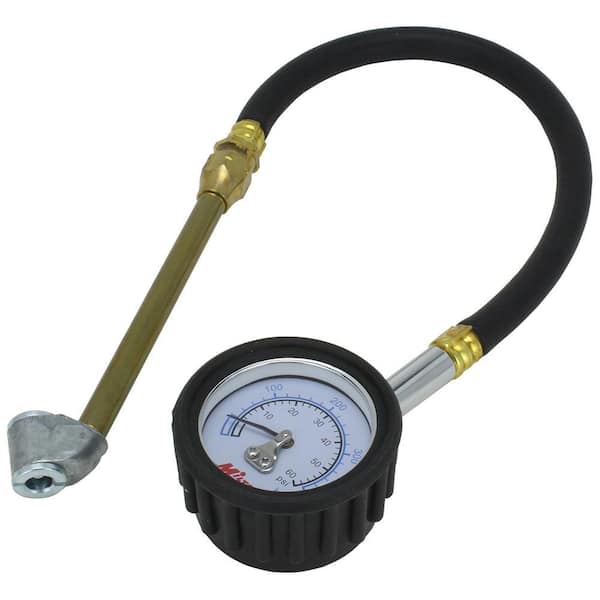 12 in. Hose with Dual Head Air Chuck Dial Gauge