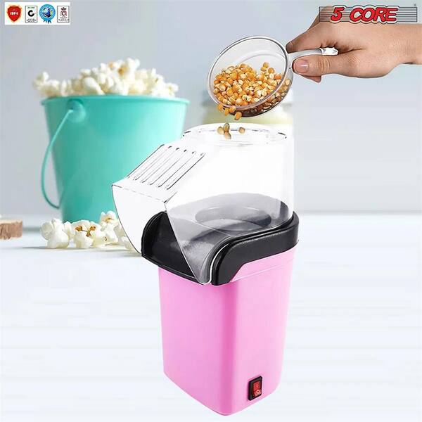 Popcorn Maker Household Healthy Hot Air Oil Free Corn Machine Popcorn For  Kitchen Kids Home-made Popcorn Movie Snack