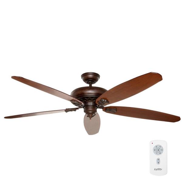 Casablanca Fellini DC 66 in. Indoor Provence Crackle Bronze Ceiling Fan with 6-Speed Remote