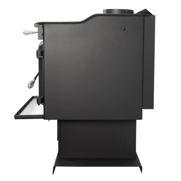 Pleasant Hearth 2,500 sq. ft. Pedestal Wood Burning Stove with Stainless  Steel Ash Lip HWS-2200 - The Home Depot