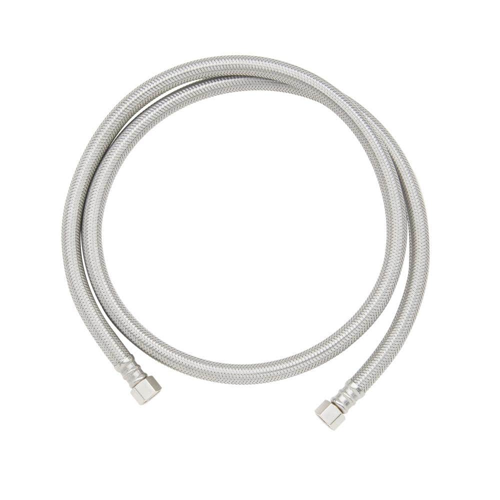 3/8 Compression x 3/8 Compression x 30 Stainless Steel Braided Supply  Line - Noel's Plumbing Supply