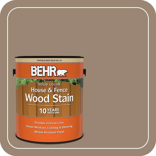 1 gal. #SC-153 Taupe Solid Color House and Fence Exterior Wood Stain