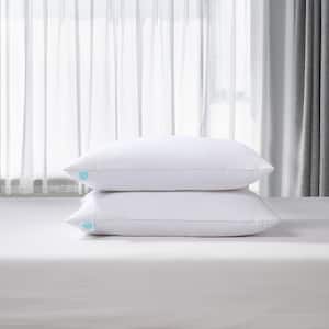 Tencel Cotton Blend Tencel-Around 95 Feather 5 Down King Medium Firm Pillow (2-Pack)