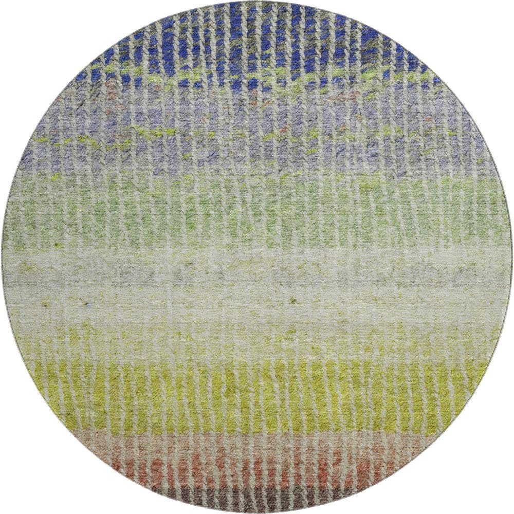 Addison Rugs Mayfield Premium Machine Washable Abstract AMF2314 Olive 8 ...