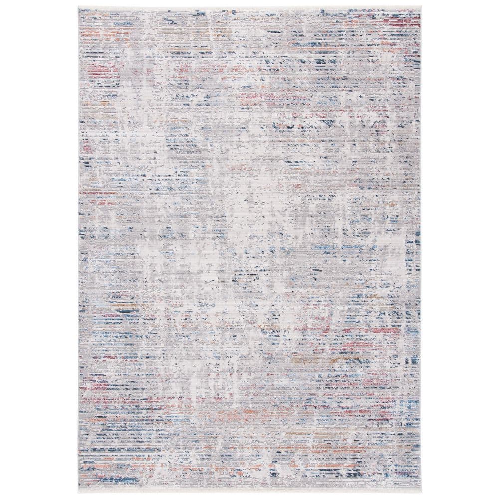 Valencia 8 ft. x 11 ft. Gray/Blue Distressed High-Low Area Rug price history on PriceWatchPro