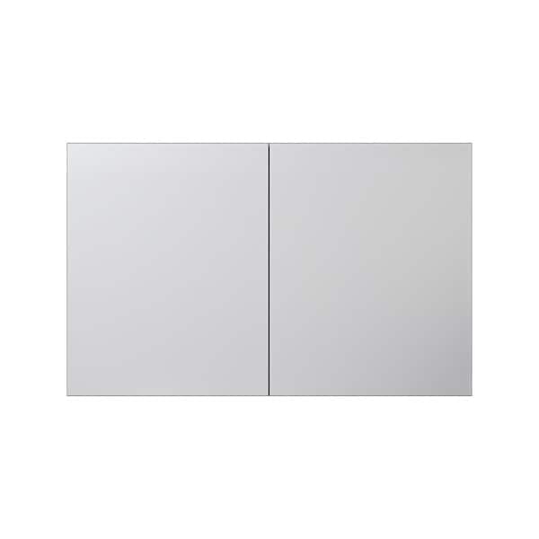 48 in. W x 30 in. H Double Door Rectangular Engineered Wood Medicine Cabinet with Mirror