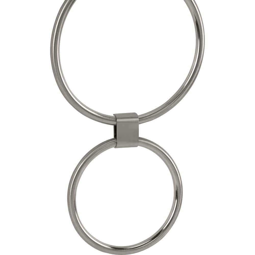 Brushed Nickel Circle LED Wall Sconce with Linen Shade