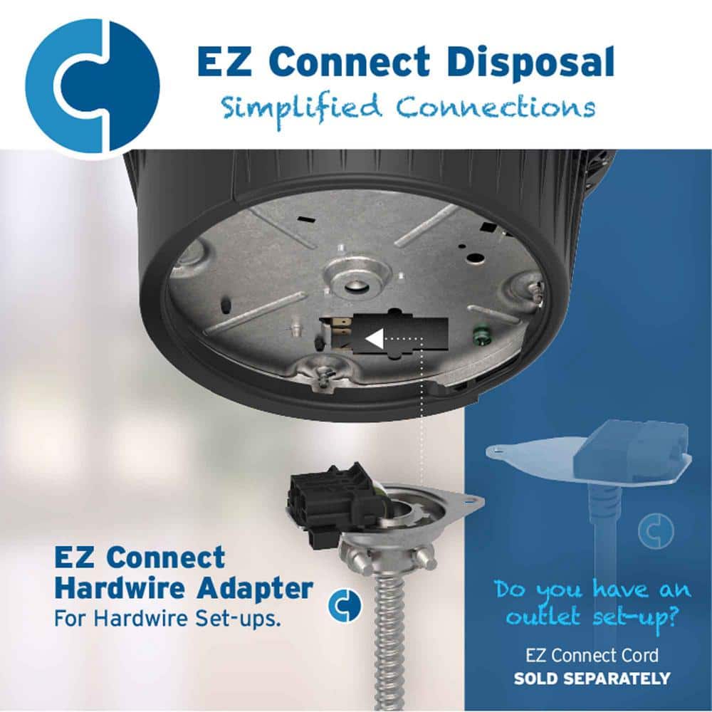 Evolution 3/4 HP Gray Stainless Steel Continuous Feed Garbage Disposal