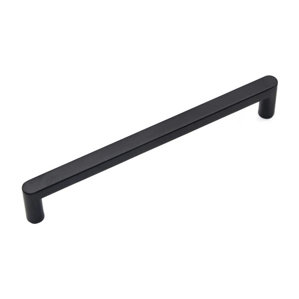 Bristol Collection Pull - 6-5/16 in. Center to Center Matte Black Bar Cabinet Pull (10-Pack) price history on PriceWatchPro