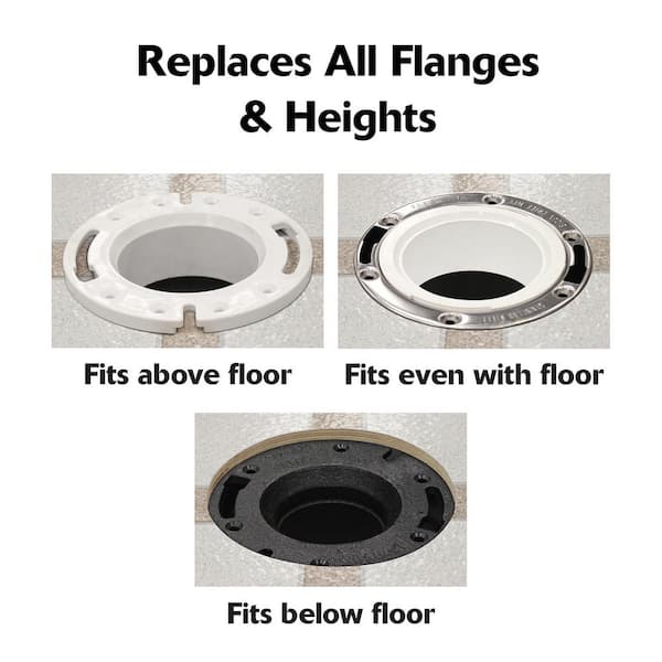 Korky Wax Free Toilet Seal Kit 6000BM - The Home Depot