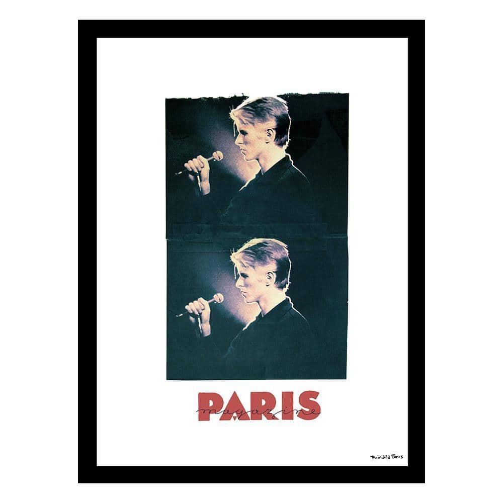 新品A1サイズ☆ DAVID BOWIE デビッドボーイ/インクジェットプリント VENICE BEACH Collections Stunning David Bowie Paris Magazine