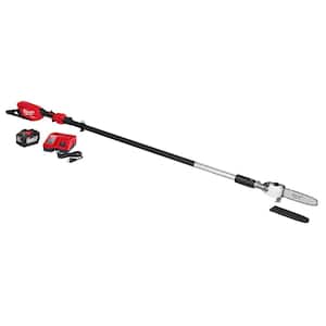 M18 FUEL 10 in. 18V Lithium-Ion Brushless Electric Cordless Telescoping Pole Saw Kit w/12.0 Ah Battery and Rapid Charger