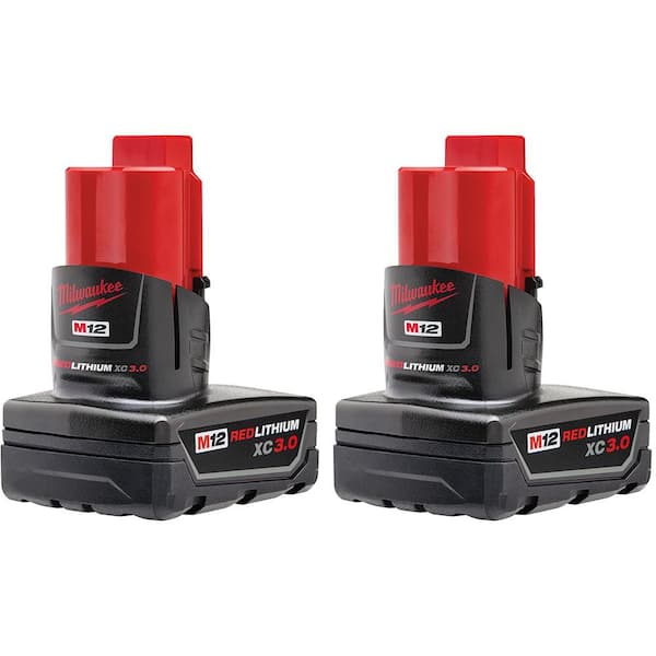 M12 12-Volt Lithium-Ion XC Extended Capacity 3.0 Ah Battery Pack (4-Pack)