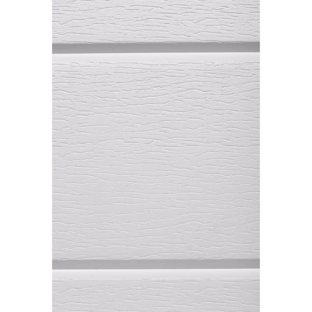 White Vinyl Elevated Garden Box with Woodgrain Texture