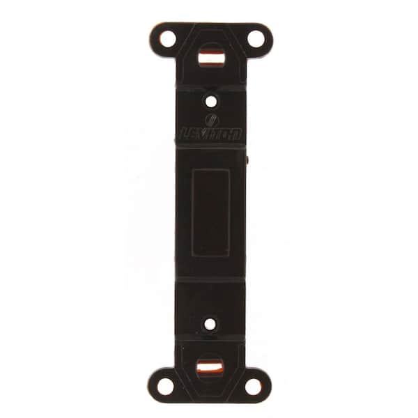 Leviton 1-Gang Brown Blank Plate Plastic Standard Blank Adapter Wall Plate (1-Pack) 80700