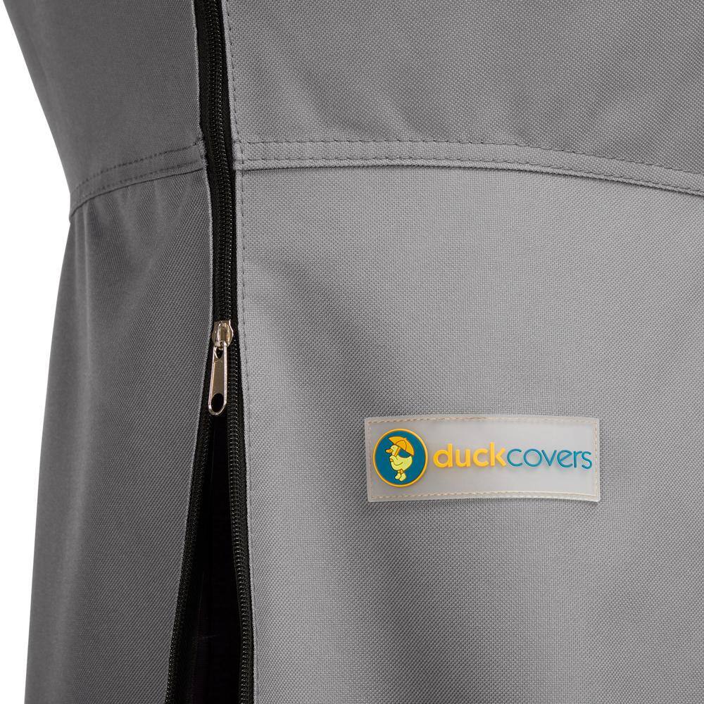 Soteria Gray Waterproof Stand-Up Patio Heater Cover, 34" x 86"