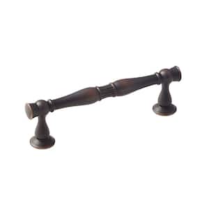 Crawford 3-3/4 in. (96mm) Traditional Oil-Rubbed Bronze Bar Cabinet Pull