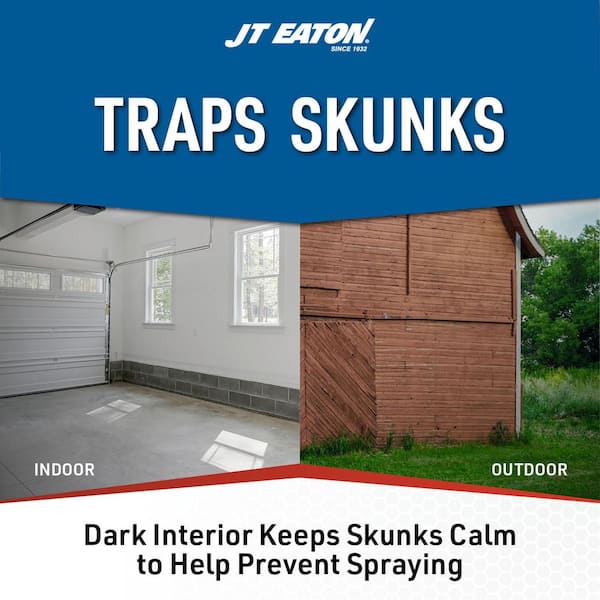 Spring Loaded Catch and Release Humane Skunk Trap