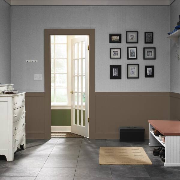 BEHR PREMIUM 1 qt. #PPU5-04 Mocha Latte Satin Enamel Interior