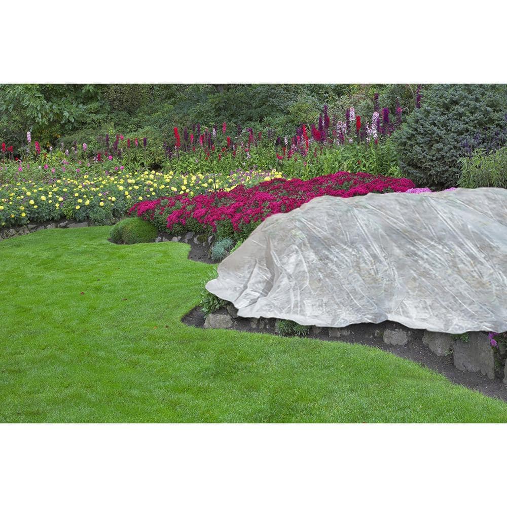 10 ft x 15 ft White Reusable Protective Garden Cover