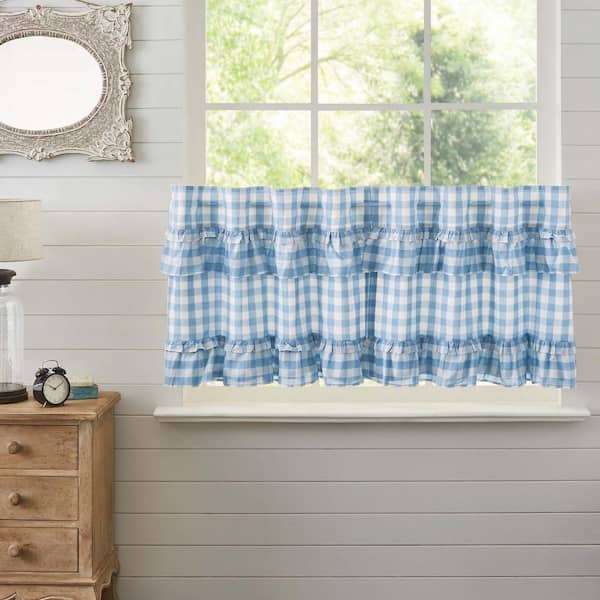 Decorate With Blue and White Buffalo Plaid