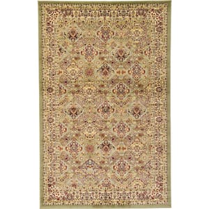 Voyage Colonial Light Green 5' 0 x 8' 0 Area Rug