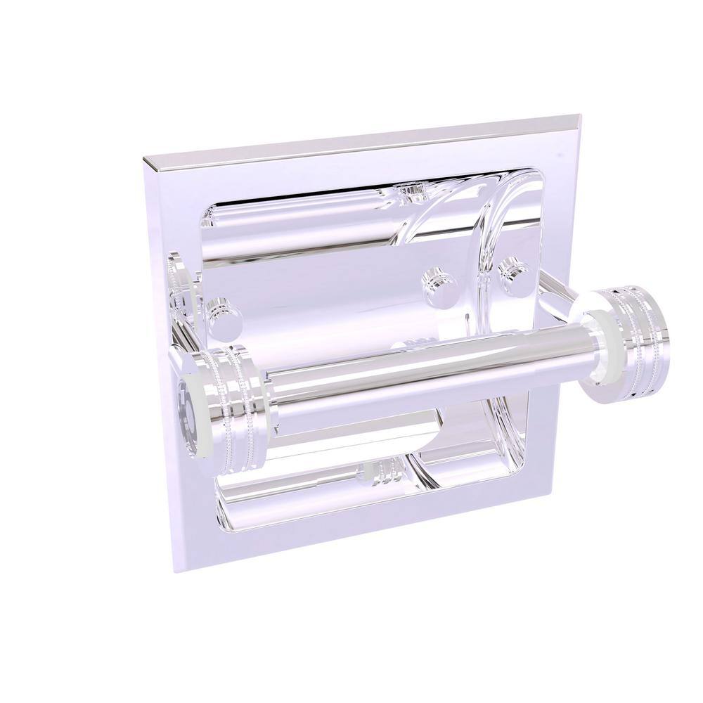 Clearview Recessed Toilet Paper Holder with Dotted Accents in Polished Chrome price history on PriceWatchPro