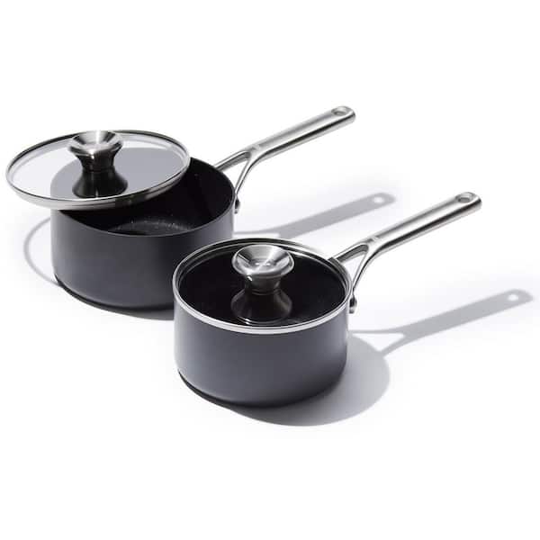 Anolon Professional Saucepan Set Non Stick Kitchen Essential Pan Set - Pack  of 3
