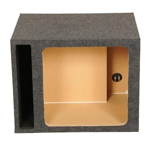 15 in. Single Heavy-Duty Vented Square Subwoofer Sub Enclosure Box