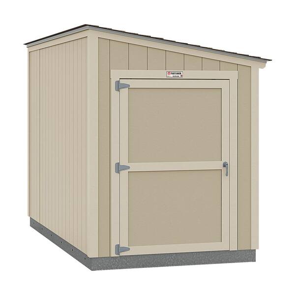 Tuff Shed Installed The Tahoe Series Lean-To 6 ft. x 12 ft. x 8 ft. 3 in. Un-Painted Wood Storage Building Shed
