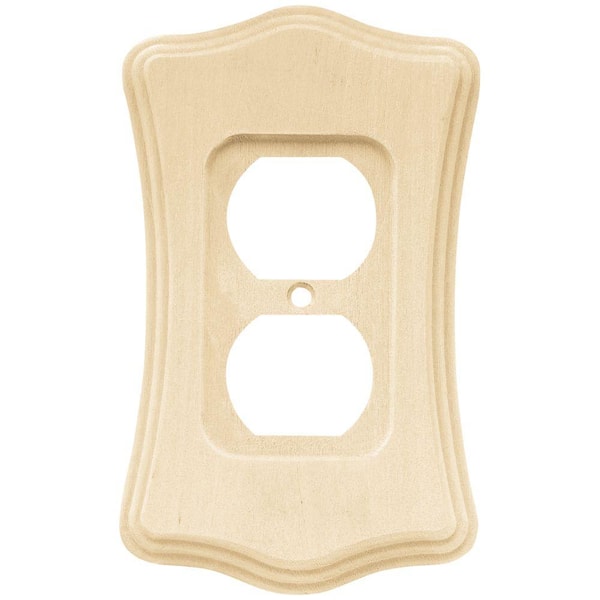 Liberty Wood 1-Gang Duplex Outlet Wall Plate (5-Pack)