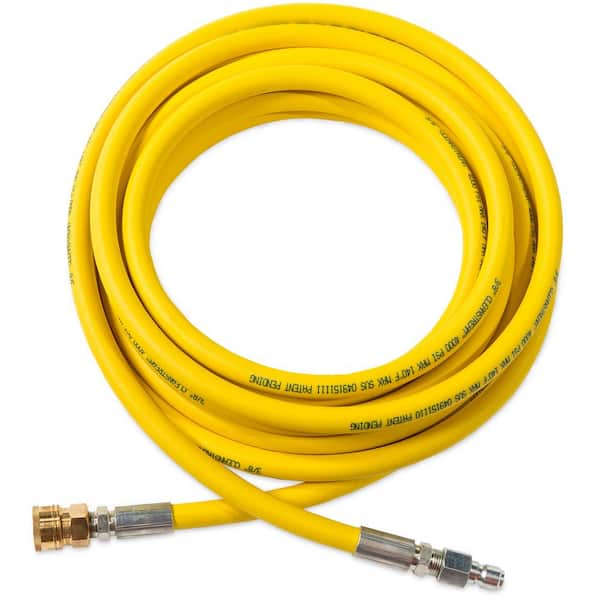 Universal 3/8 in. x 50 ft. 4000 PSI Pressure Washer Hose with Quick-Connect Couplers
