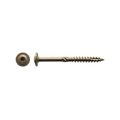 #15 x 3 in. Star Drive Round Washer Head Lag Screw (25-Pack)