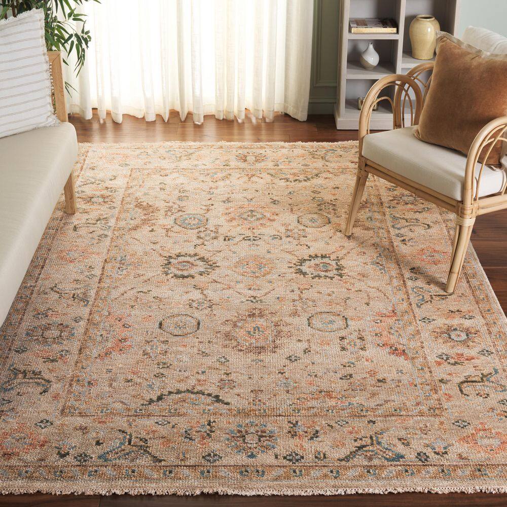 Samarkand 6 ft. x 9 ft. Light Brown/Gray Ornate Traditional Area Rug price history on PriceWatchPro