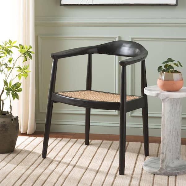 Savina Webbing Black Arm Chair