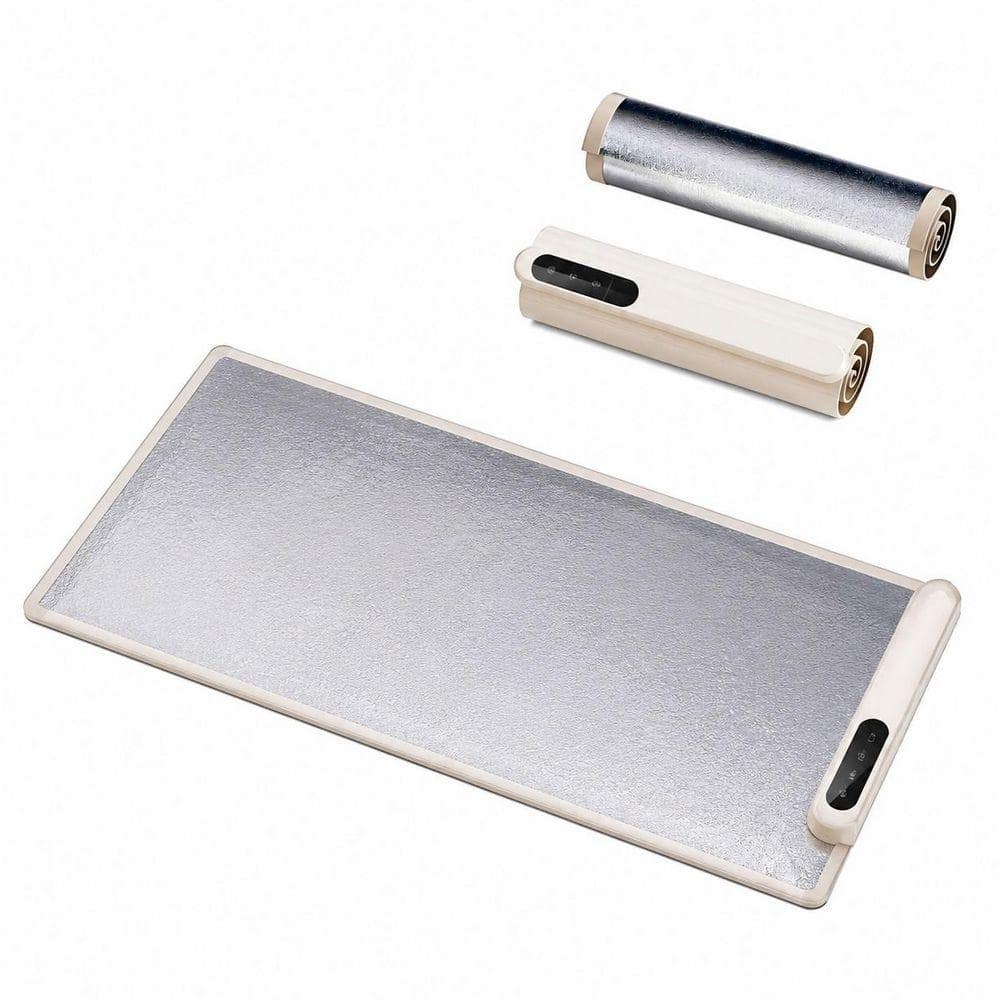 Extra Large White Graphene Silicone Food Warming Mat Kitchen Accessory with 6 Temp Settings