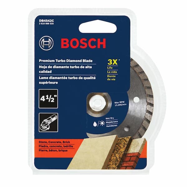Bosch 4-1/2-in Dry Turbo Diamond Saw Blade